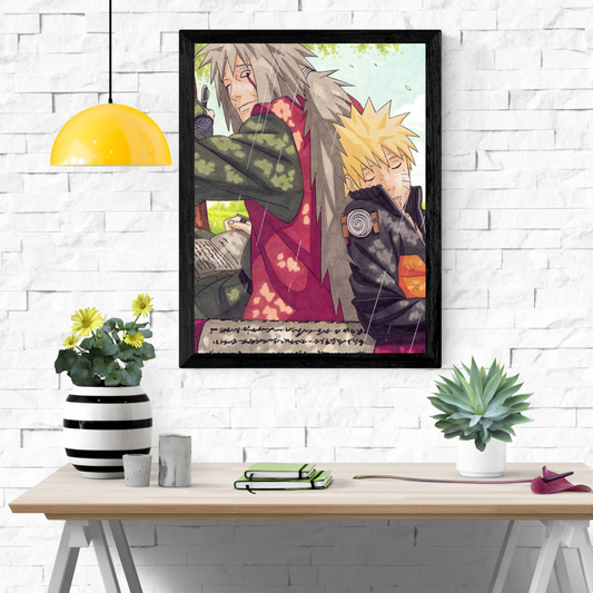 Naruto & Jiraya wall-poster